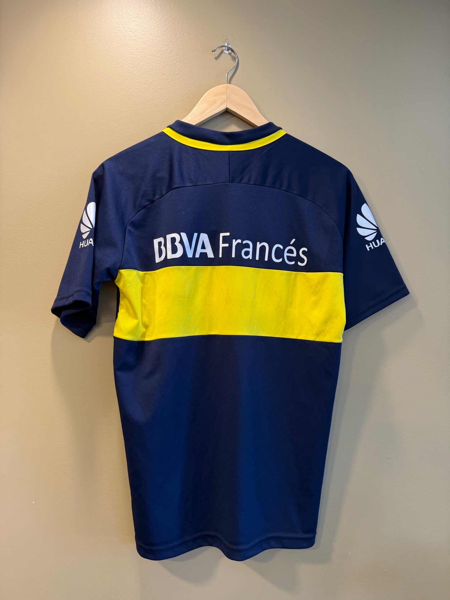 Vintage Boca Juniors Navy Blue Soccer Jersey- S/M