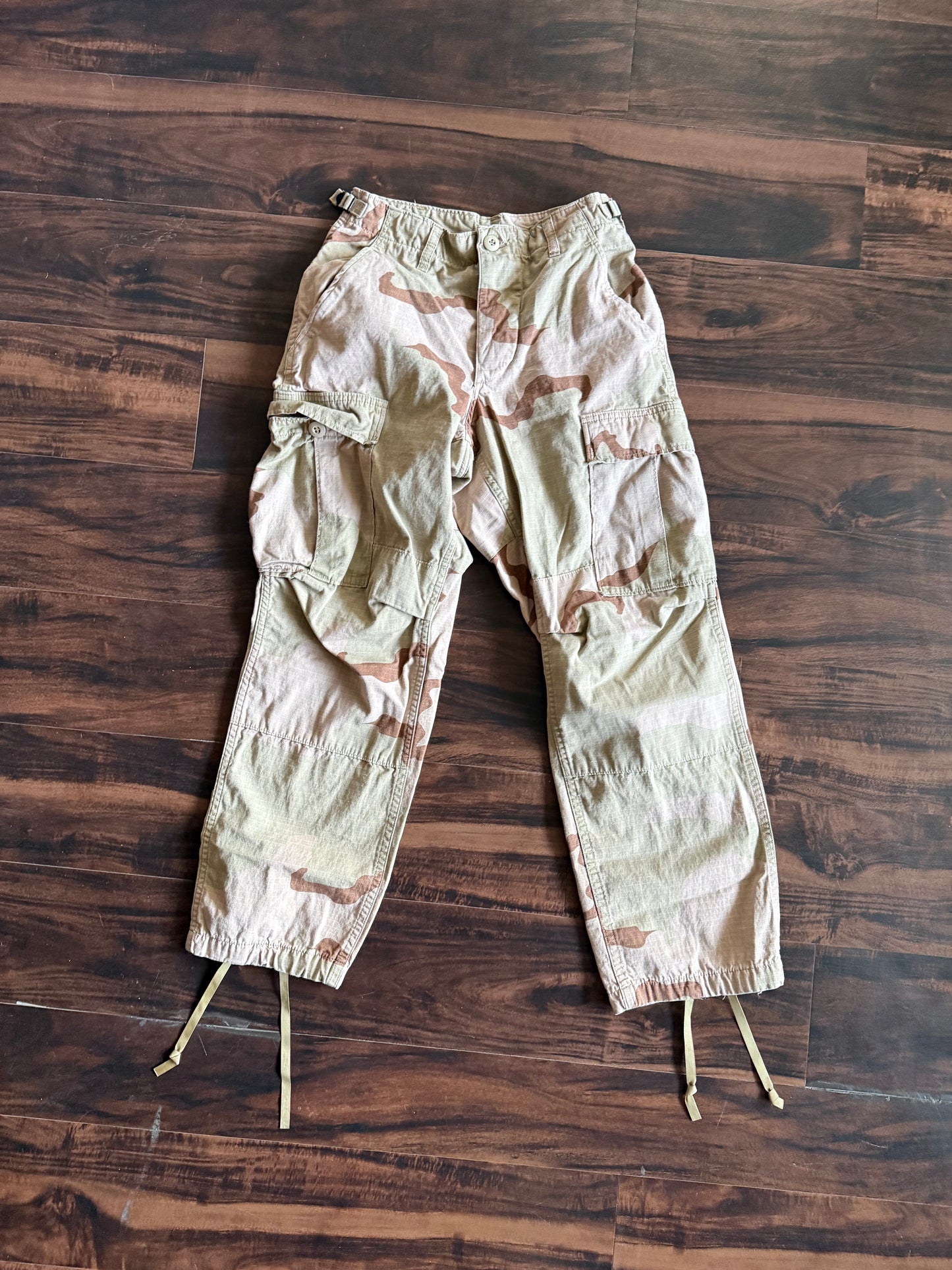 Vintage Military Camouflage Cargo Pants- 26x27