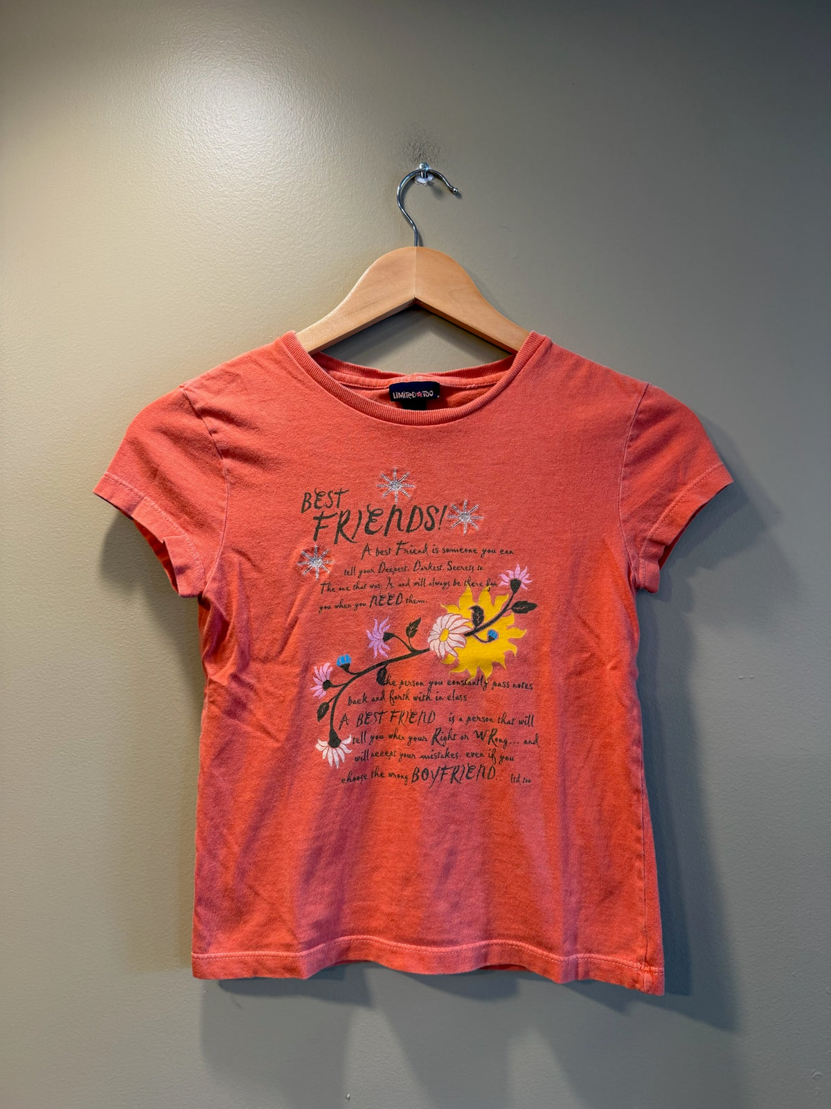 Vintage Y2K Limited Too Best Friends Women’s Fitted T-Shirt - M