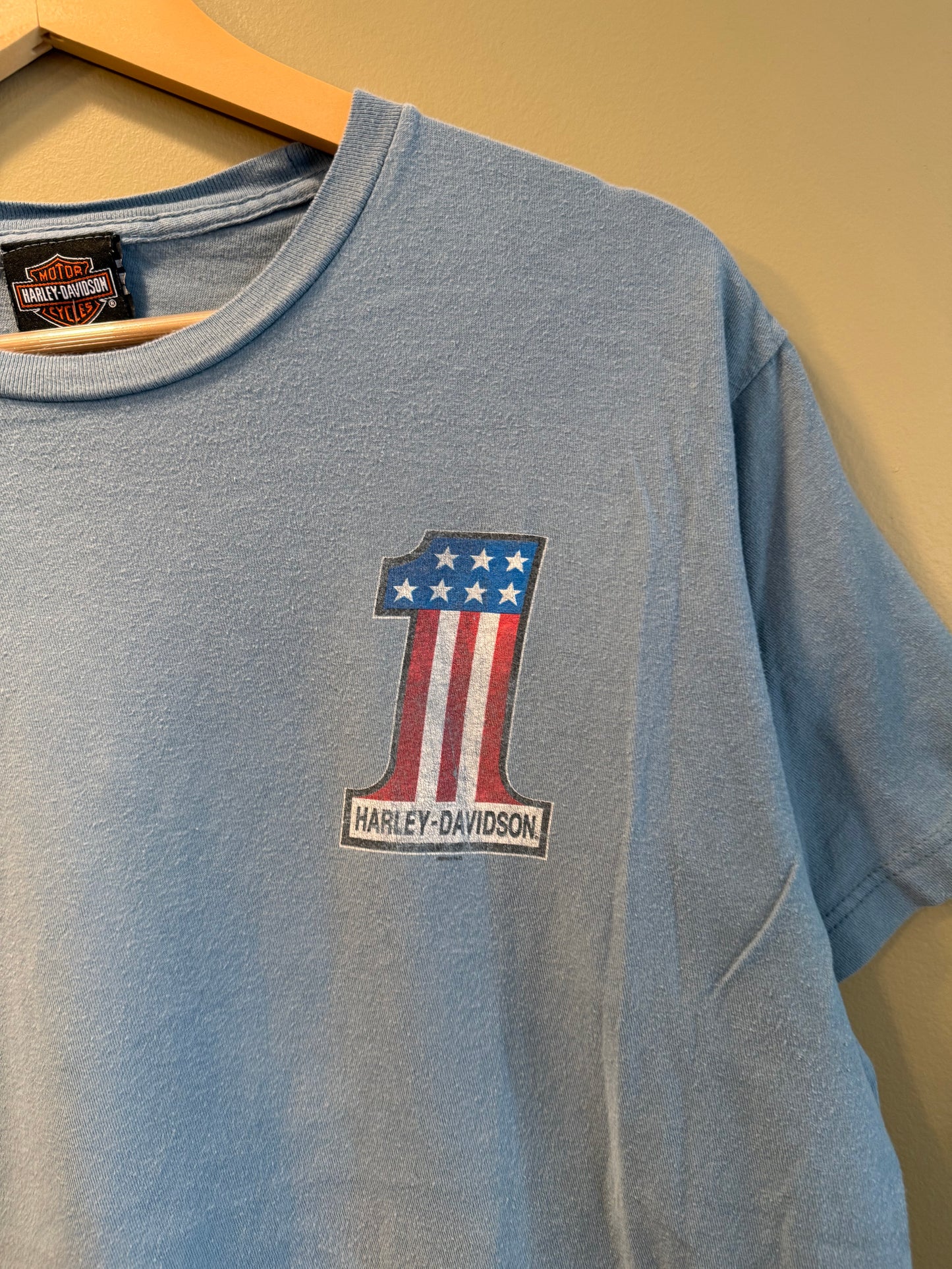 Vintage Harley Davidson Stars & Stripes Canada T-Shirt- L