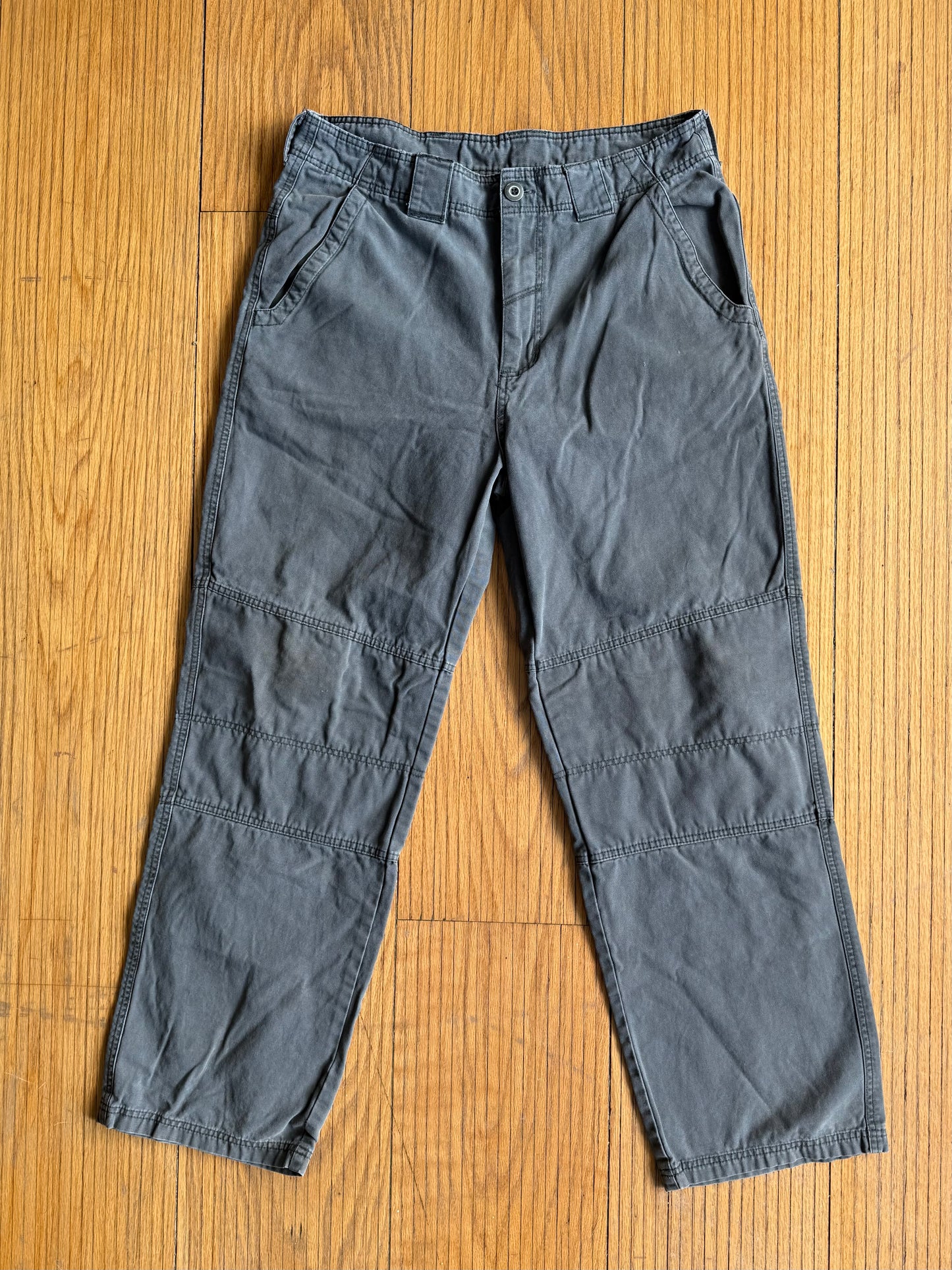 Vintage Alpine Design Baggy Gray Streetwear Pants- 34x31