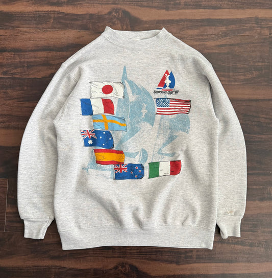 Vintage 1992 America’s Cup Sailing Crewneck Sweatshirt- M
