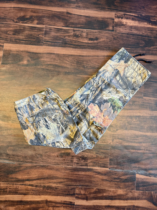 Vintage Mossy Oak Camo Baggy Cargo Pants- 40x33