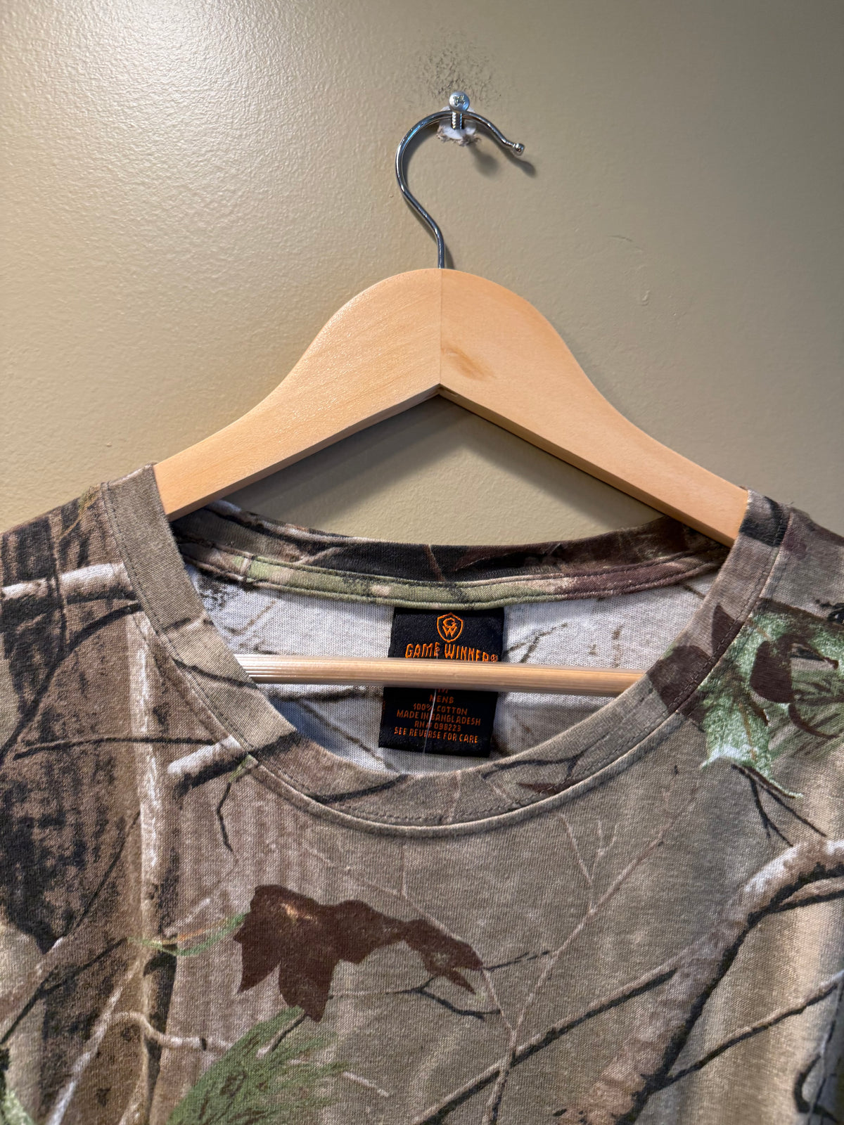 Vintage Game Winner Tree Camo T-Shirt- M/L