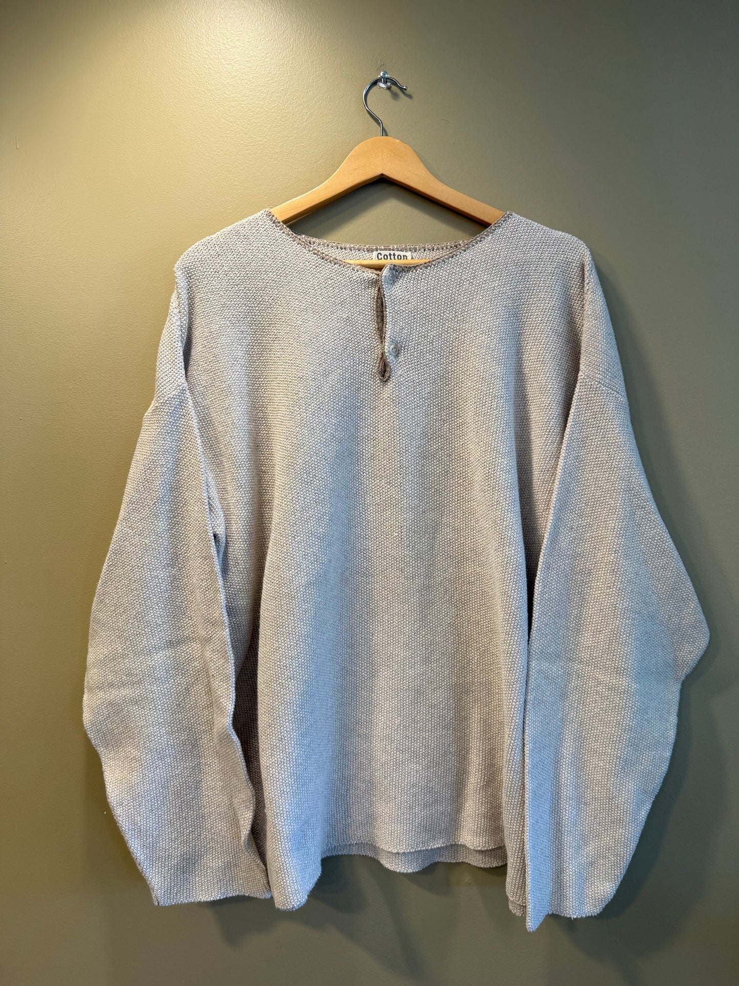 Vintage Cotton Emporium Knit Thermal Long Sleeve Shirt- L