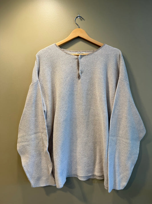 Vintage Cotton Emporium Knit Thermal Long Sleeve Shirt- L