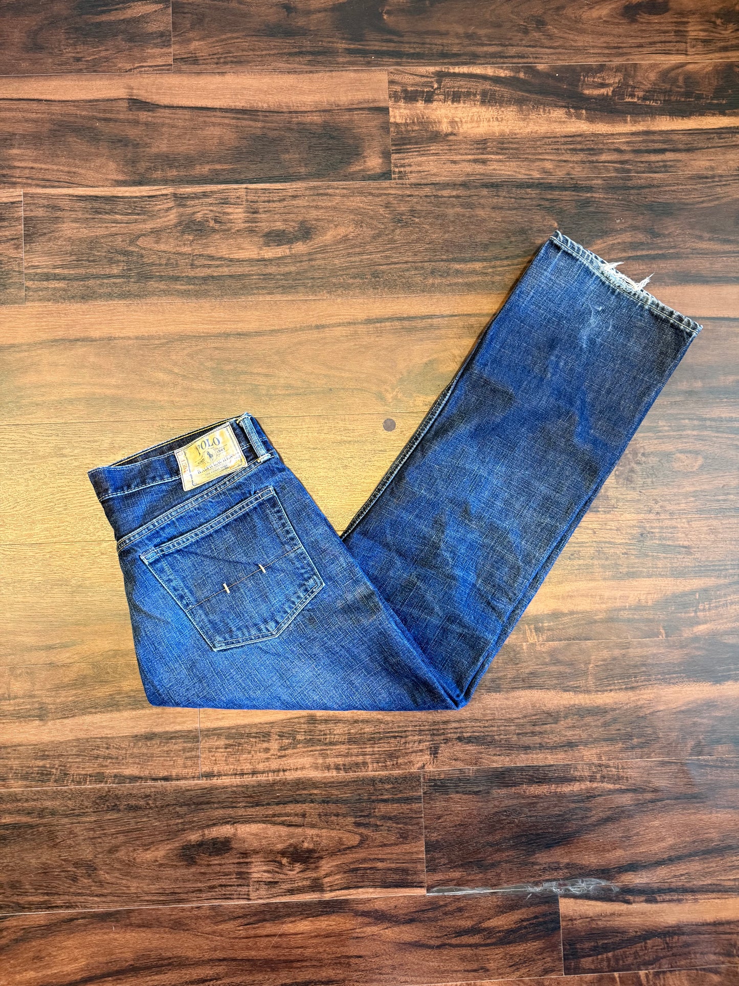 Vintage Polo Ralph Lauren Dark Wash Jeans- 34x30