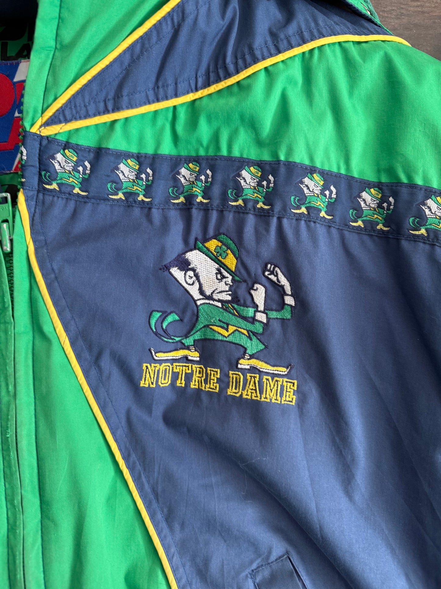 Vintage Pro Player Notre Dame Fighting Irish Puffer Jacket- XL