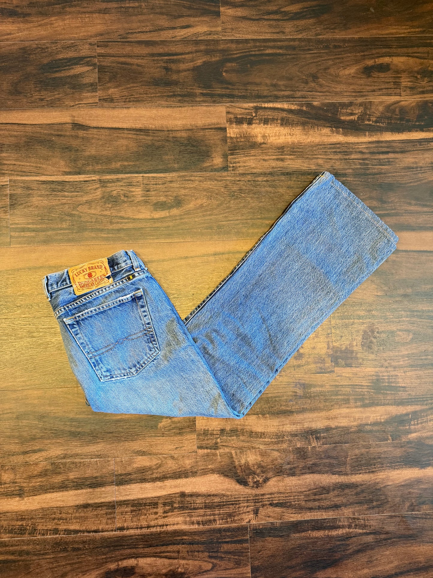 Vintage Lucky Brand Light Wash Boot Cut Jeans- 34x30