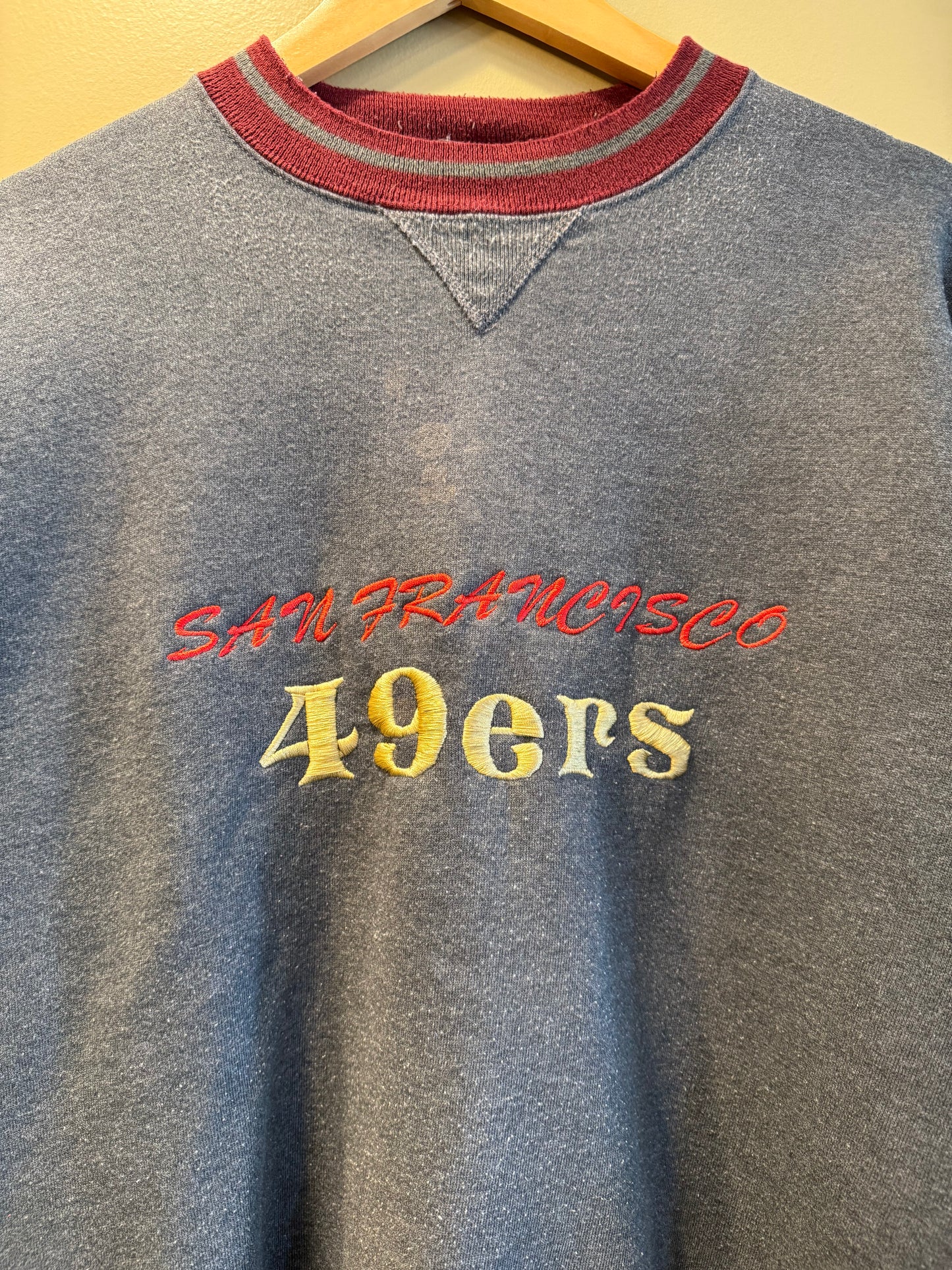 Vintage Russell Athletic San Francisco 49ers Two Tone Crewneck Sweatshirt- XXL