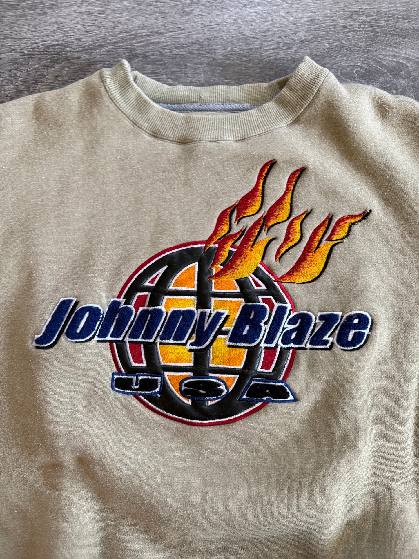 Vintage Johnny Blaze Method Man Heavyweight Streetwear Sweatshirt- XXL