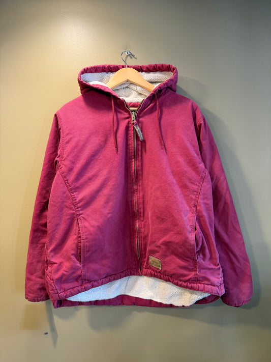 Vintage Schmidt Pink Workwear Sherpa Lined Jacket- XL