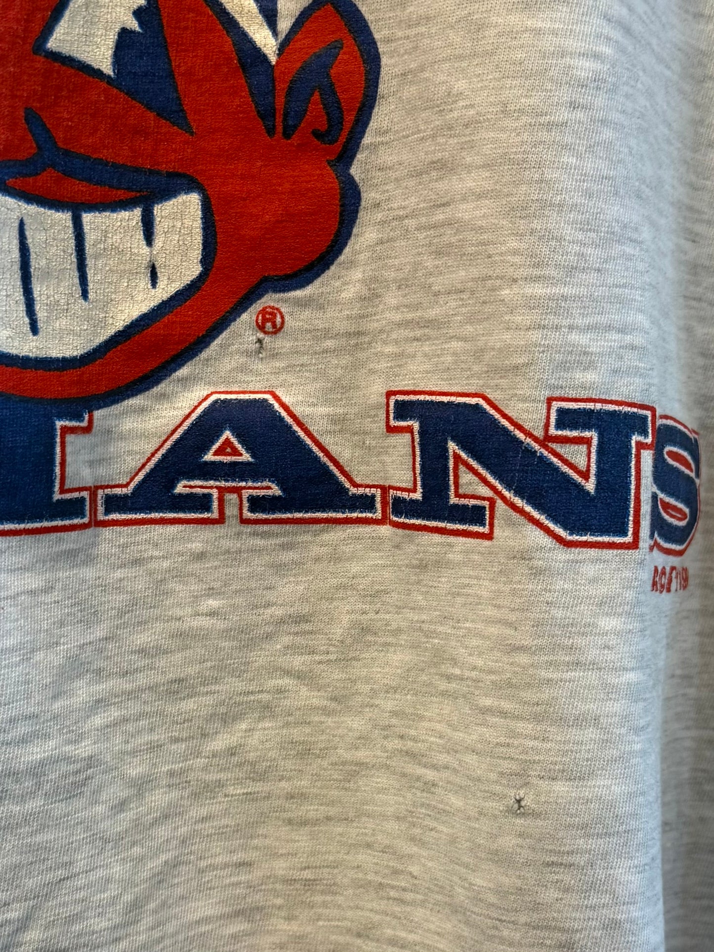 Vintage Cleveland Indians Gray T-Shirt- XL