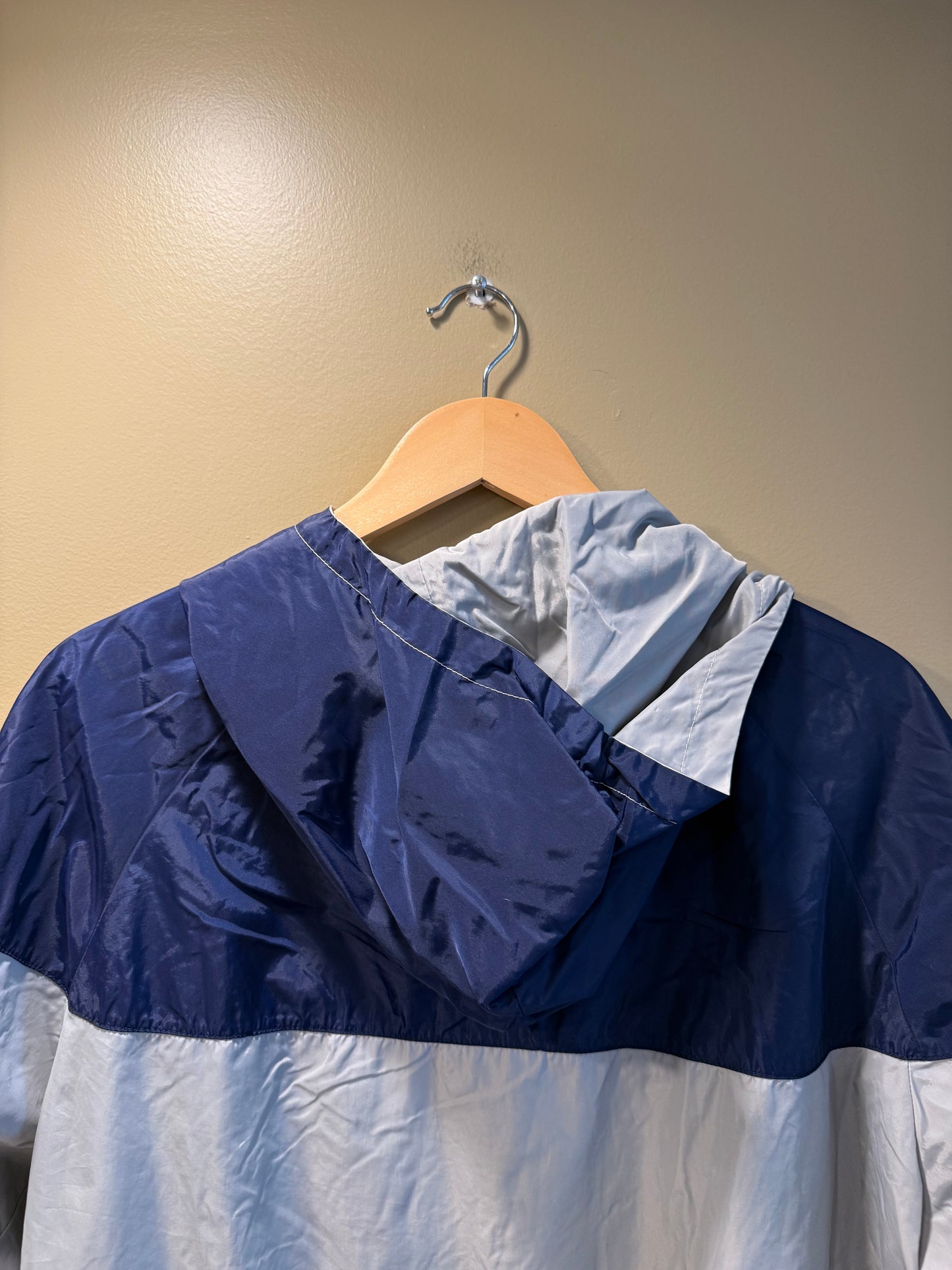Vintage Nike Navy Blue & Gray Windbreaker Jacket- M/L