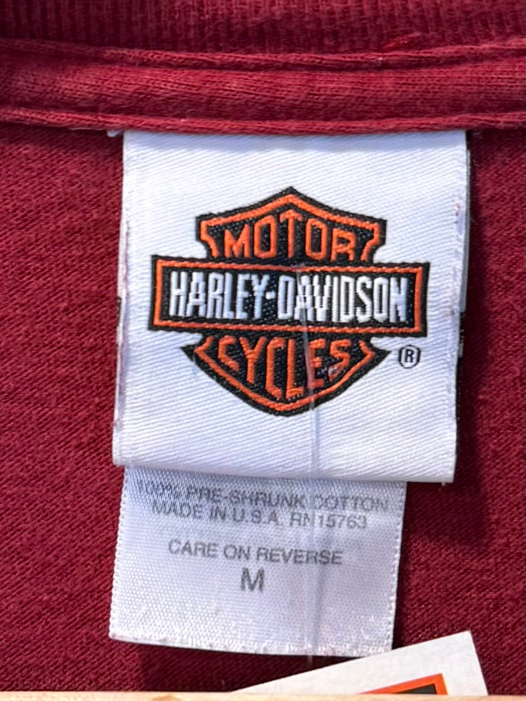 Vintage Harley Davidson Grand Canyon Red Sun Faded T-Shirt- M