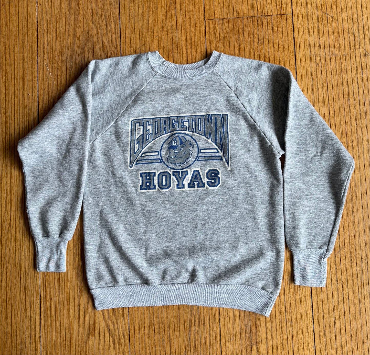 Vintage Georgetown University Hoyas Gray Crewneck Sweatshirt- M