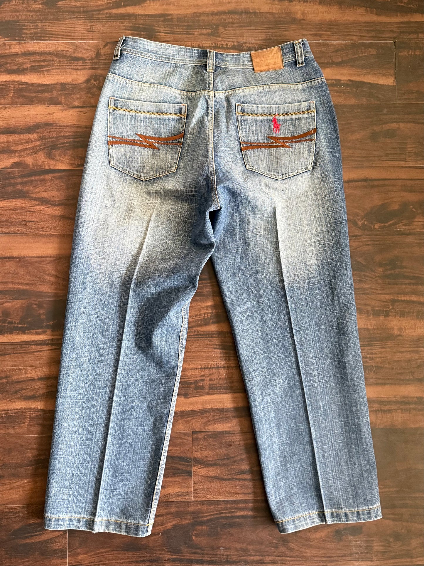 Vintage Boot Polo Ralph Lauren Jeans Co USA Denim Jeans- 38x32