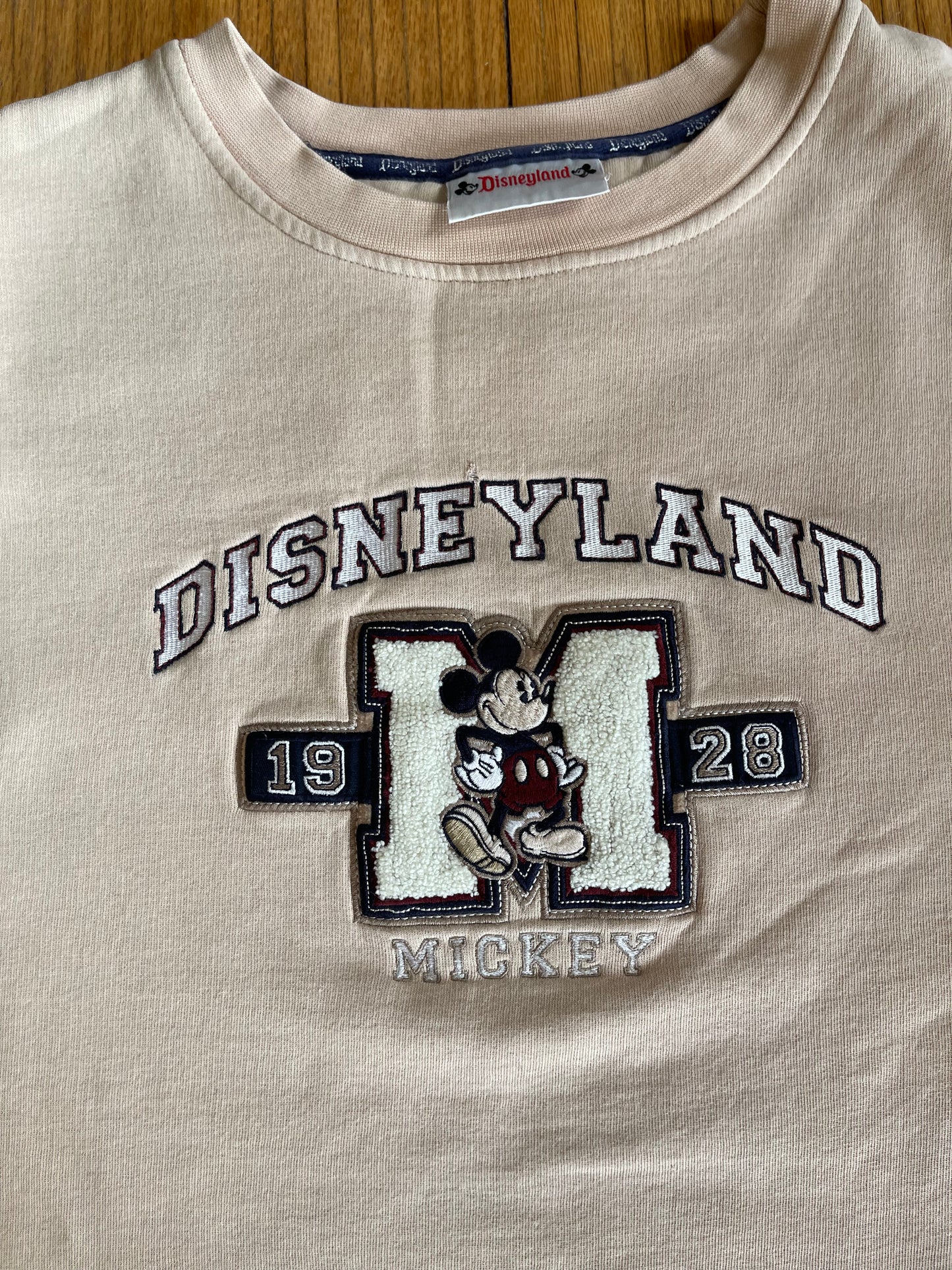 Vintage Disney Mickey Mouse Tan Sweatshirt- XL