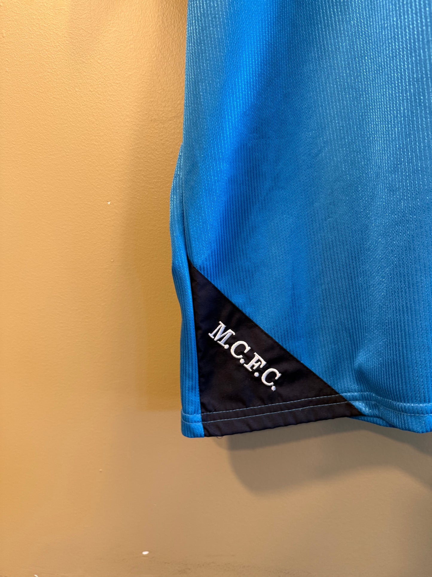 Vintage Manchester City Le Coq Sportif 1999-2001 Blue Home Soccer Jersey- XL