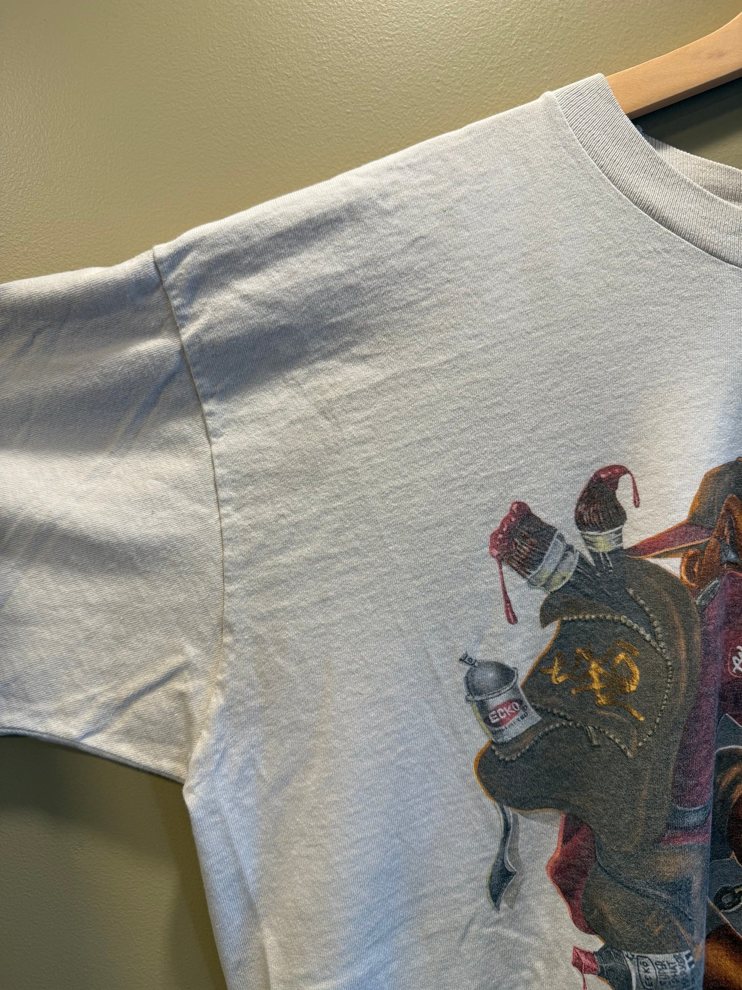 Vintage Ecko Unlimited Graffiti Burglar & Lock T-Shirt- XL