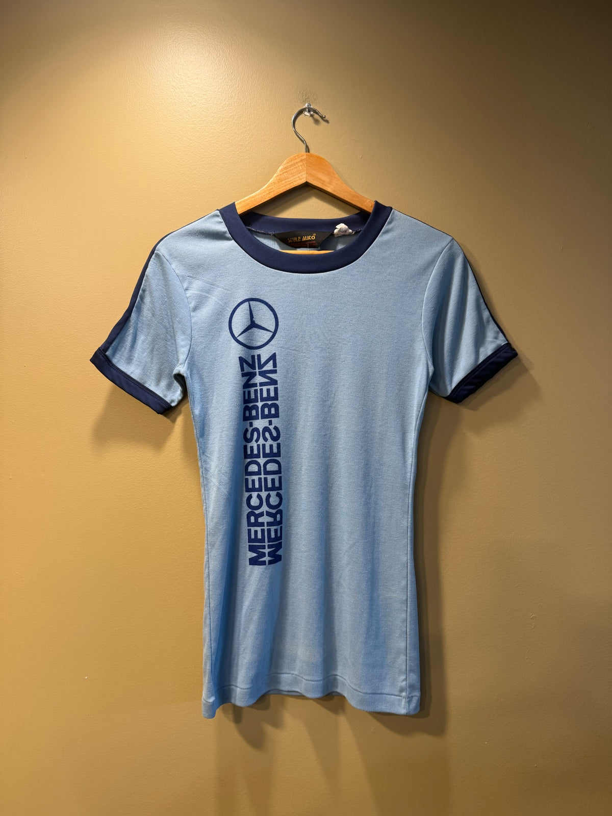 Vintage Mercedes-Benz Ringer Tee T-Shirt - S