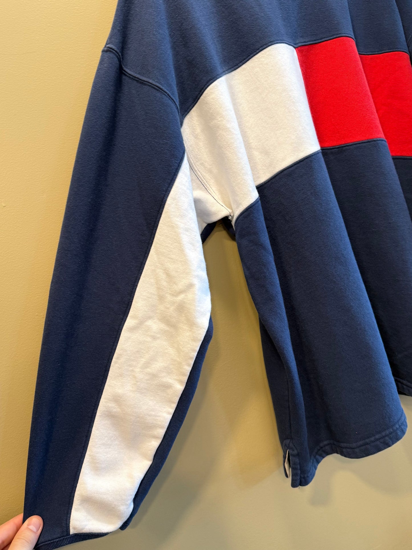 Vintage Tommy Hilfiger Big Flag Crewneck Sweatshirt- XL