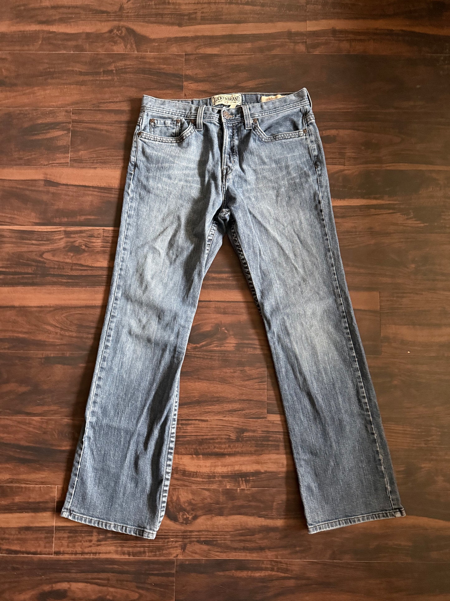 Vintage Y2K Lucky Brand Streetwear Denim Jeans- 33x32