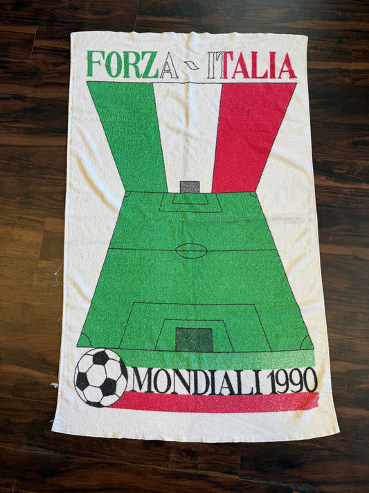 Vintage Italia World Cup 90 Beach Towel
