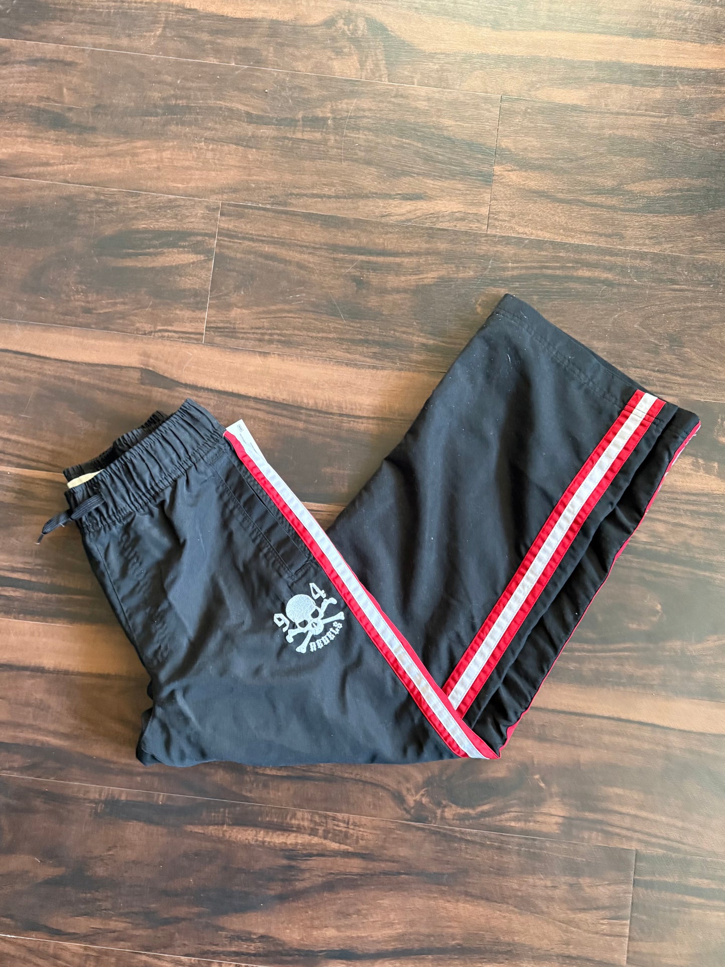 Vintage Y2K Old Navy Skull & Crossbones Track Pants- 28x26
