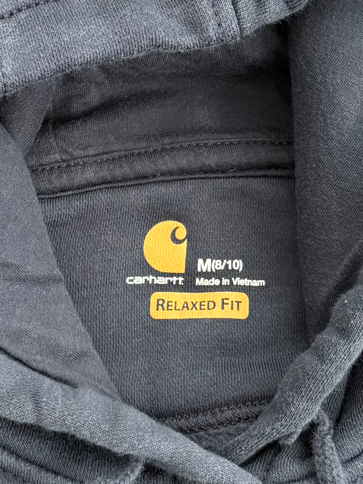 Carhartt Navy Blue Hoodie Sweatshirt- M