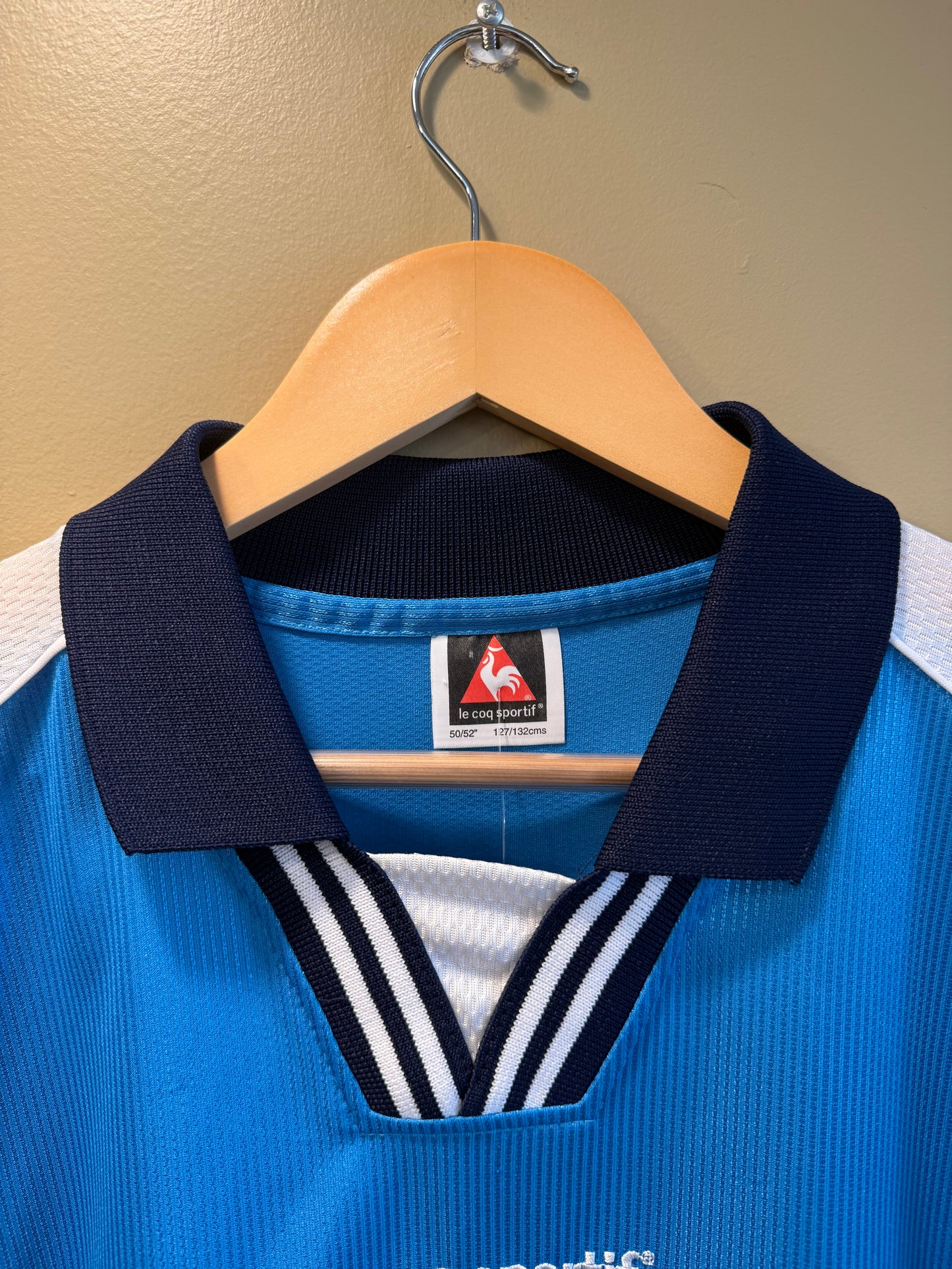 Vintage Manchester City Le Coq Sportif 1999-2001 Blue Home Soccer Jersey- XL