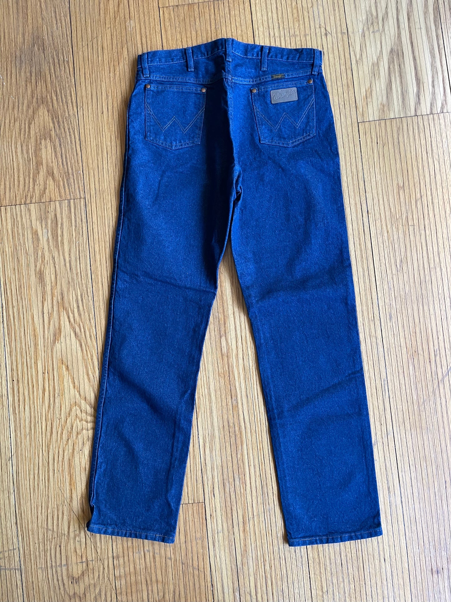 Vintage Wrangler Dark Wash Western Denim Jeans- 36x34