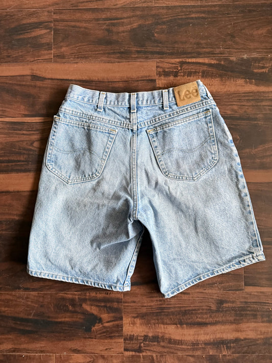 Vintage Lee Light Wash Denim Jean Shorts- 31