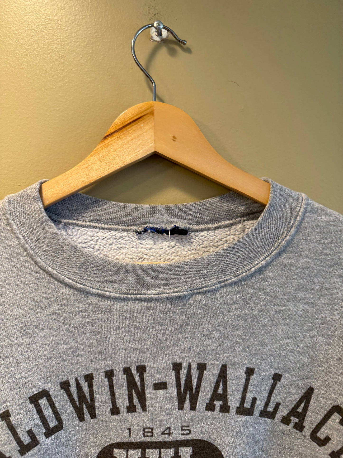 Baldwin Wallace University Gray Crewneck Sweatshirt- L