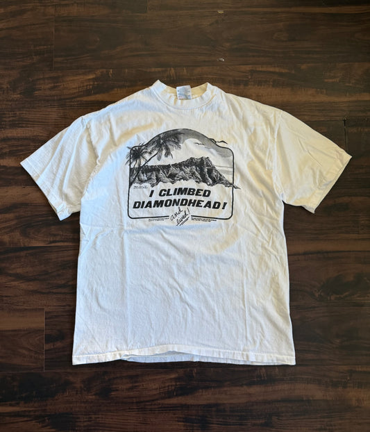 Vintage I Climbed Diamondhead Honolulu Hawaii T-Shirt- M