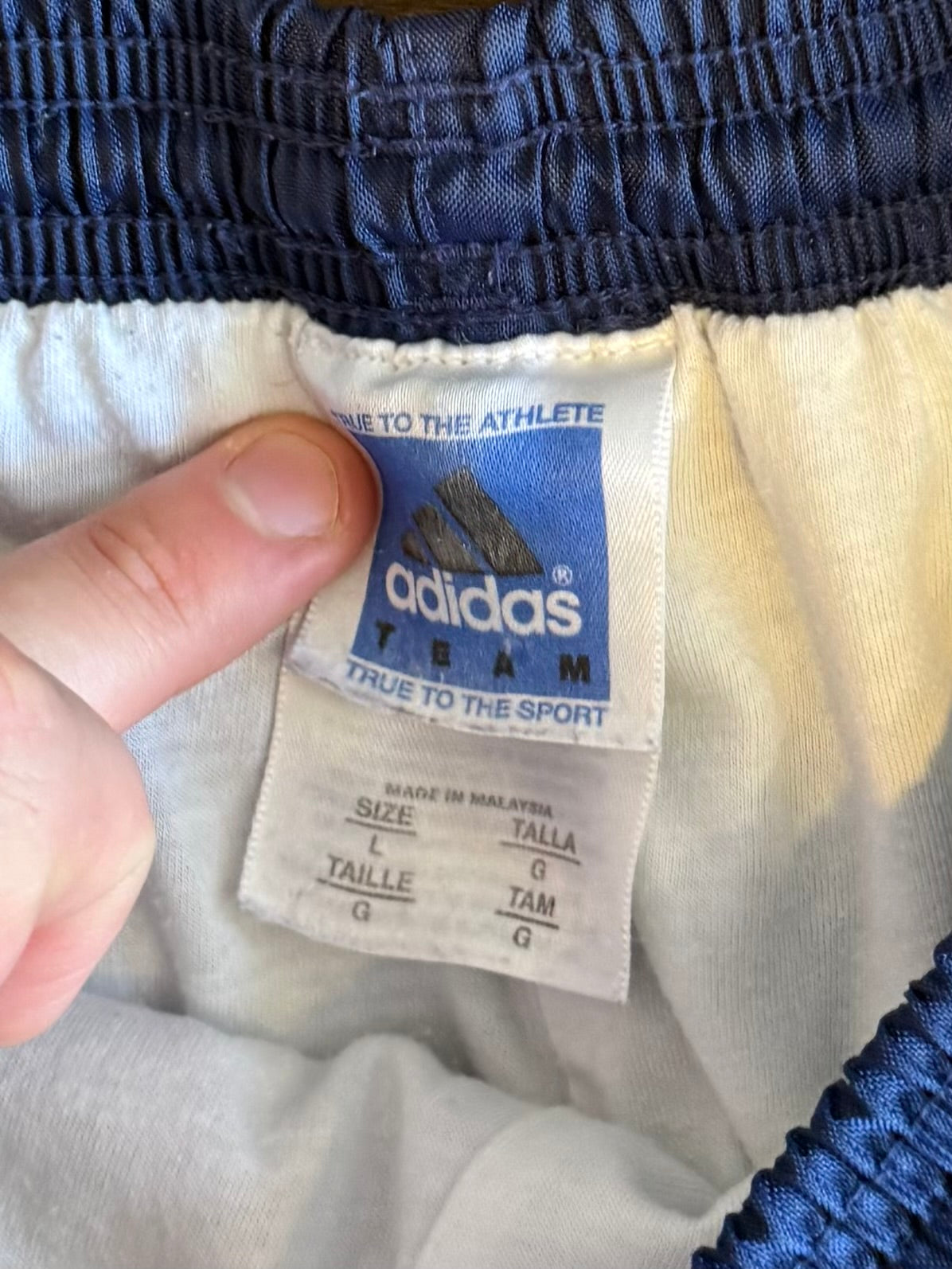 Vintage Adidas Blue Baggy Jogger Track Pants- 32x33
