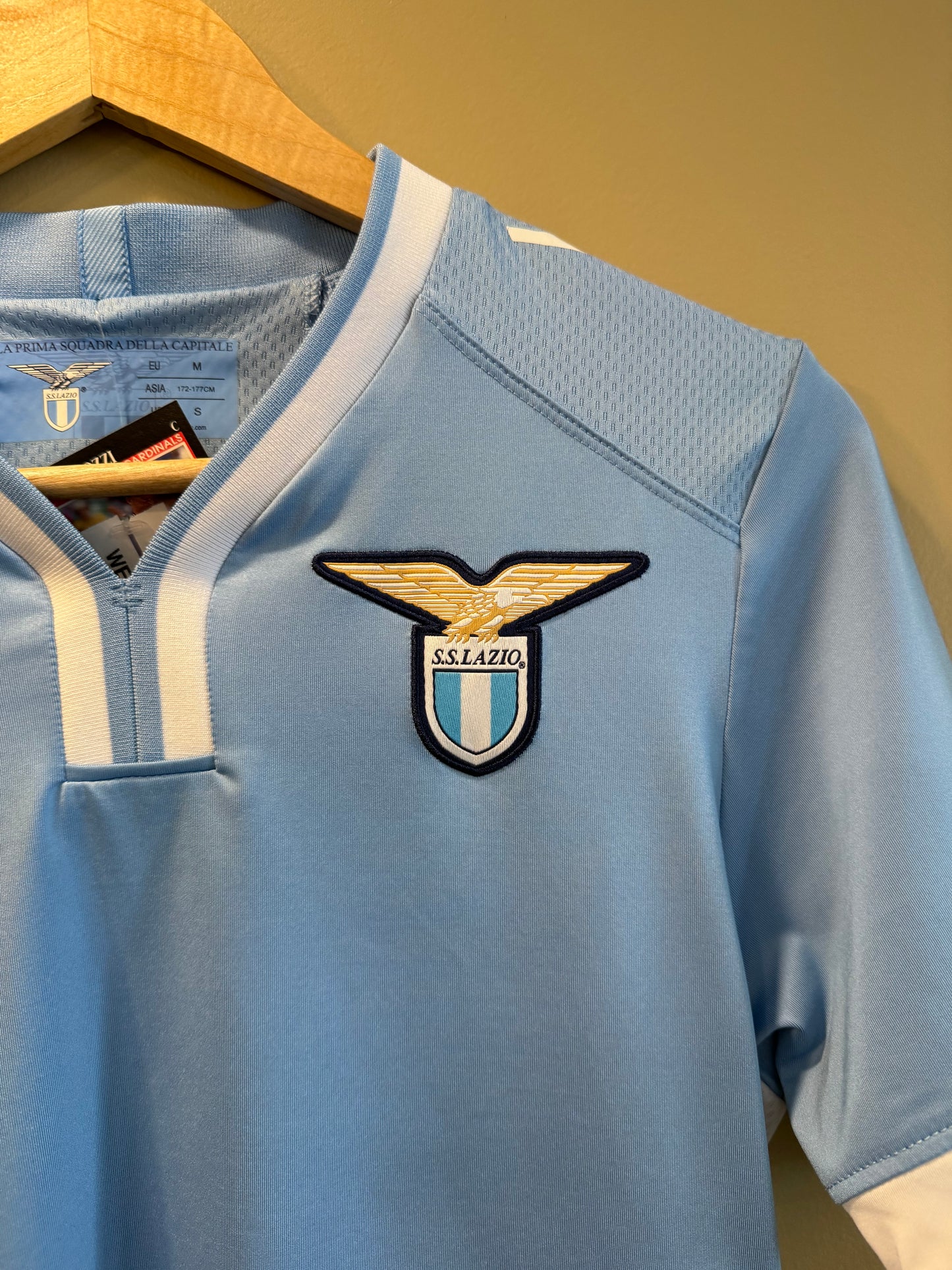 Vintage S.S. Lazio Italy Blue Soccer Football Jersey- M