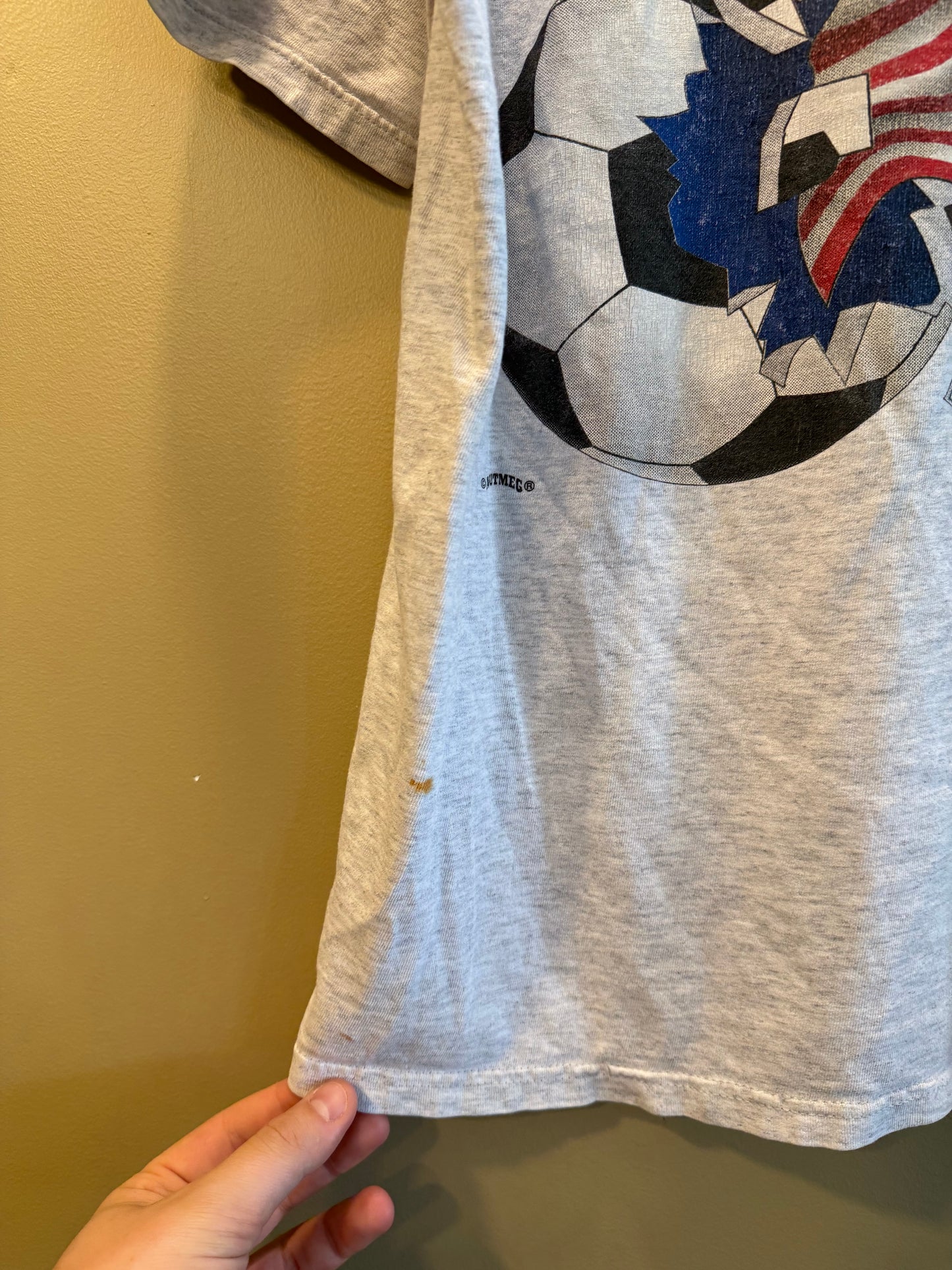Vintage United States World Cup 94 Heavily Distressed T-Shirt- XL