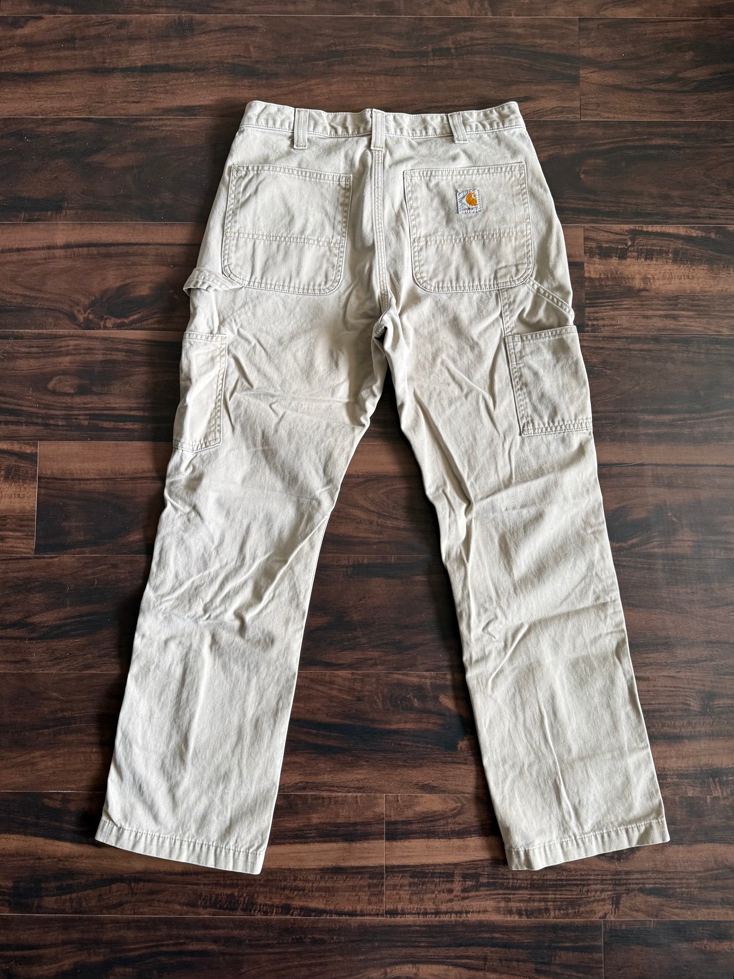 Vintage Carhartt Sand Khaki Carpenter Pants- 32x30