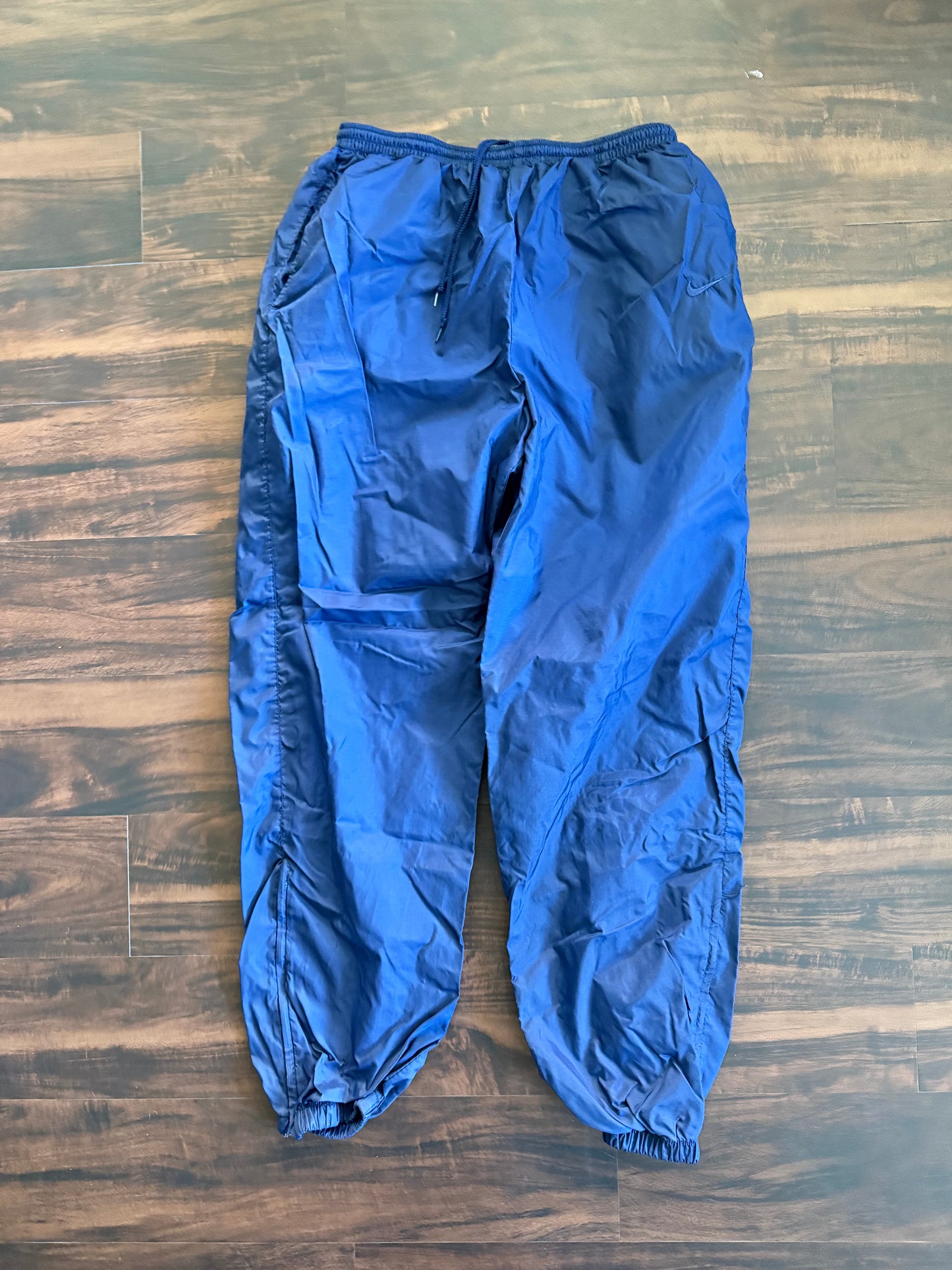 Vintage Nike Blue Embroidered Track Pants Joggers- M