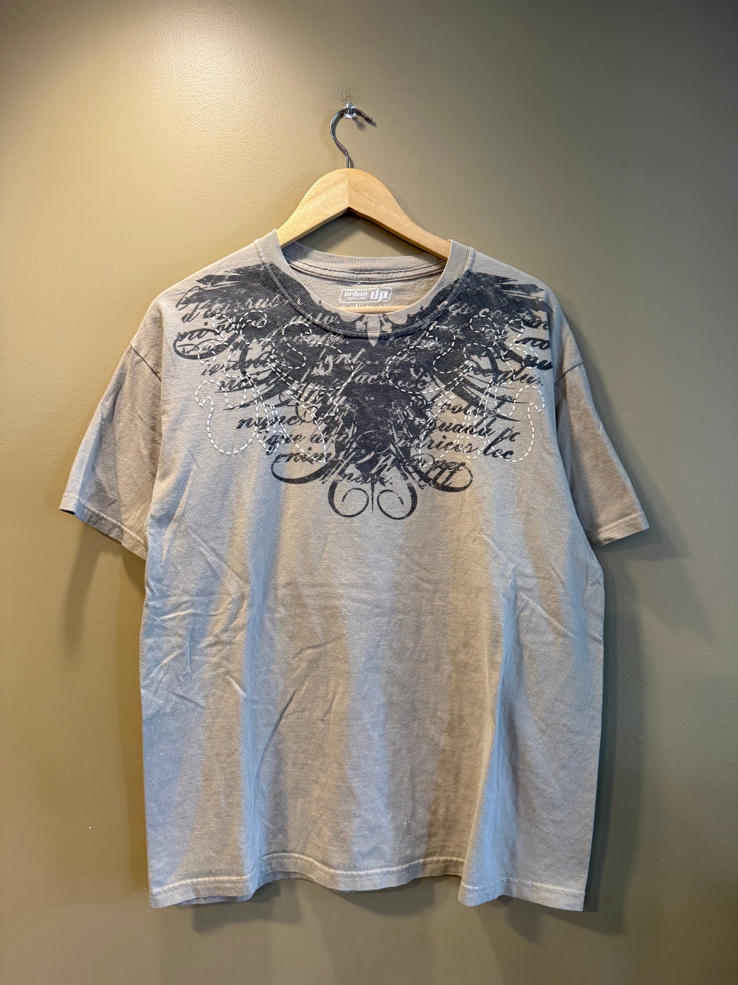 Vintage Urban Up Tan Gothic T-Shirt- L