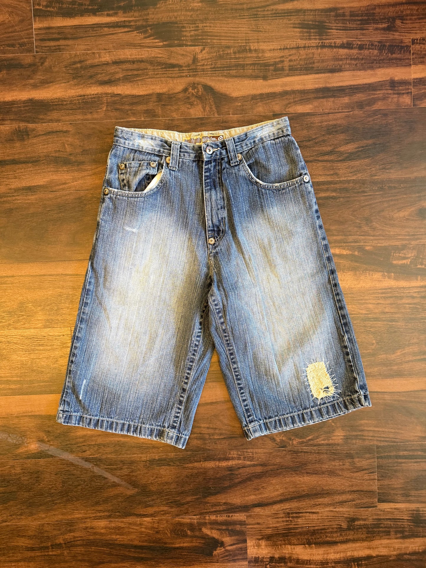 Vintage South Pole Embroidered Denim Jeans- 32