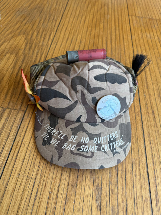 Vintage Duck Camouflage Hunting Parody Trucker Hat