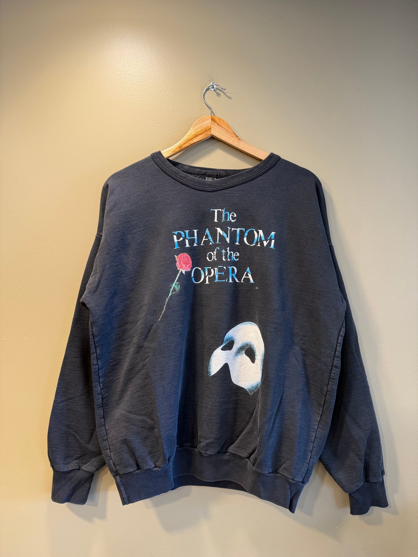 Vintage Phantom Of The Opera Crewneck Sweatshirt- L