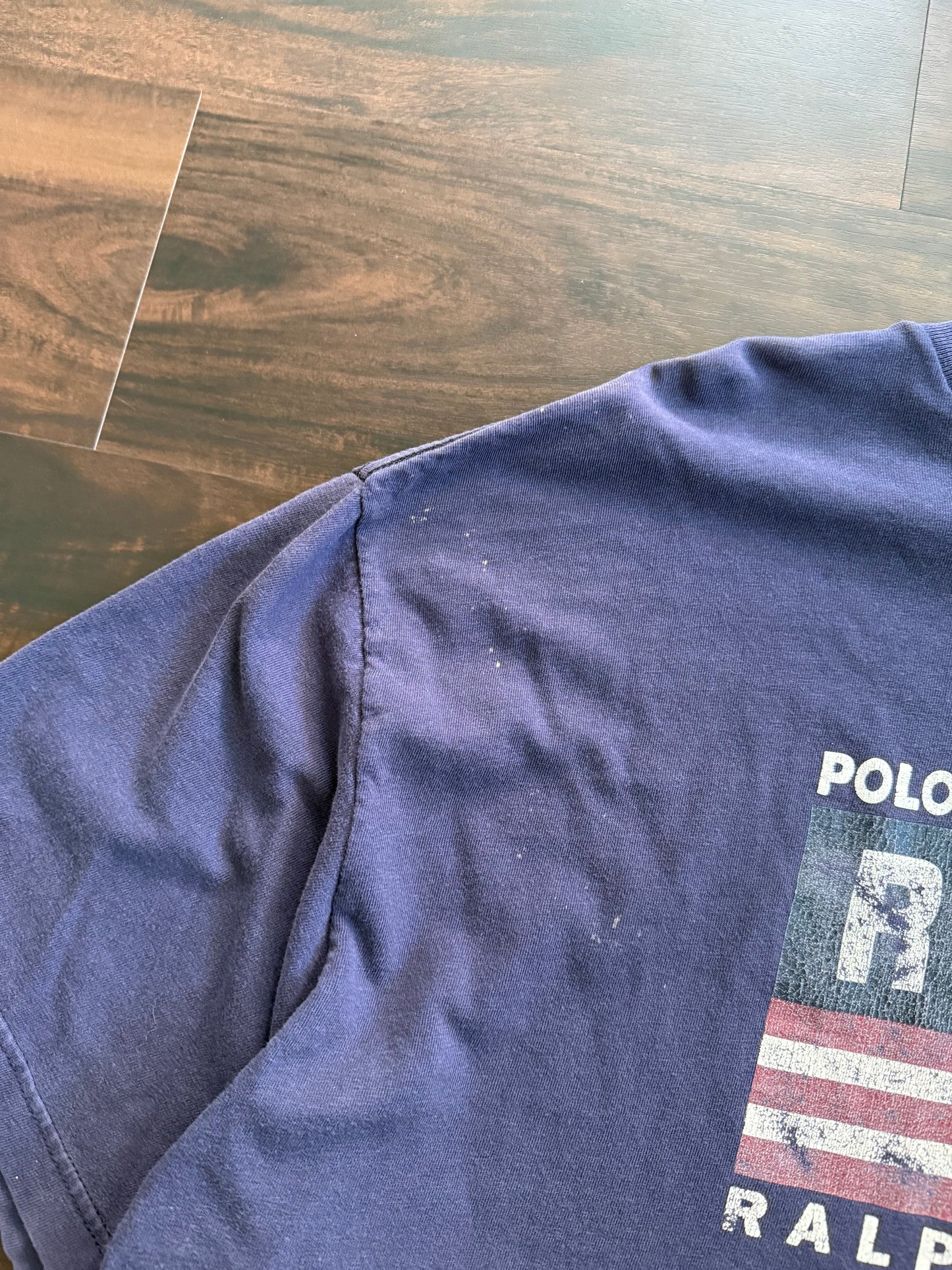 Vintage Polo Jeans Company Ralph Lauren Navy Blue T-Shirt- XL