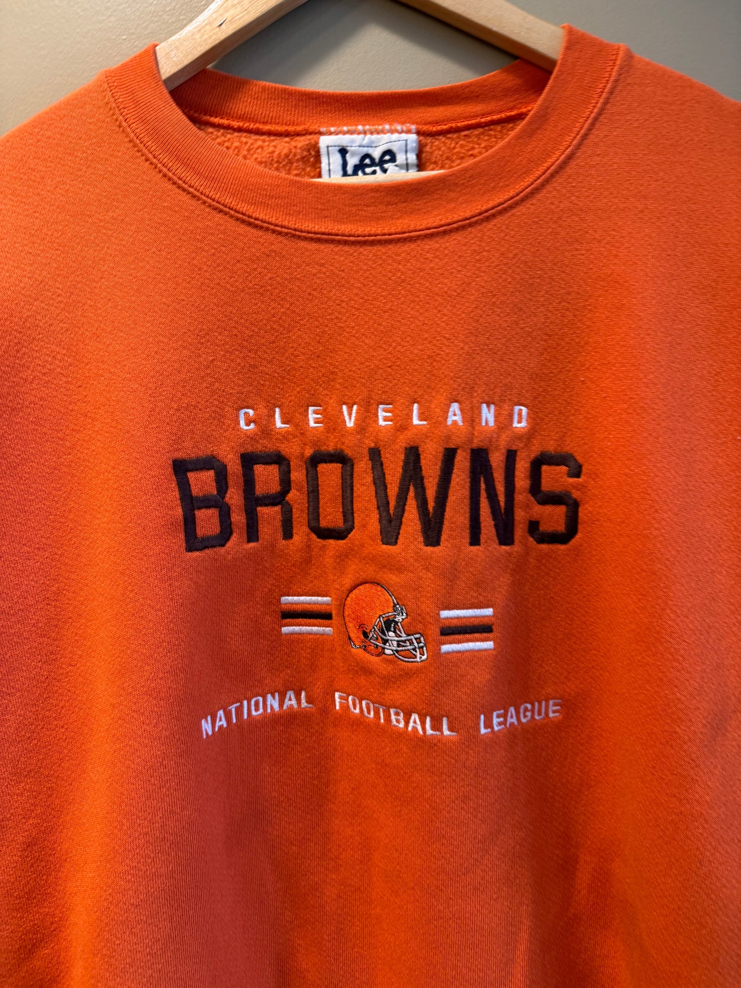 Vintage Cleveland Browns NFL Orange Sweatshirt- XXL