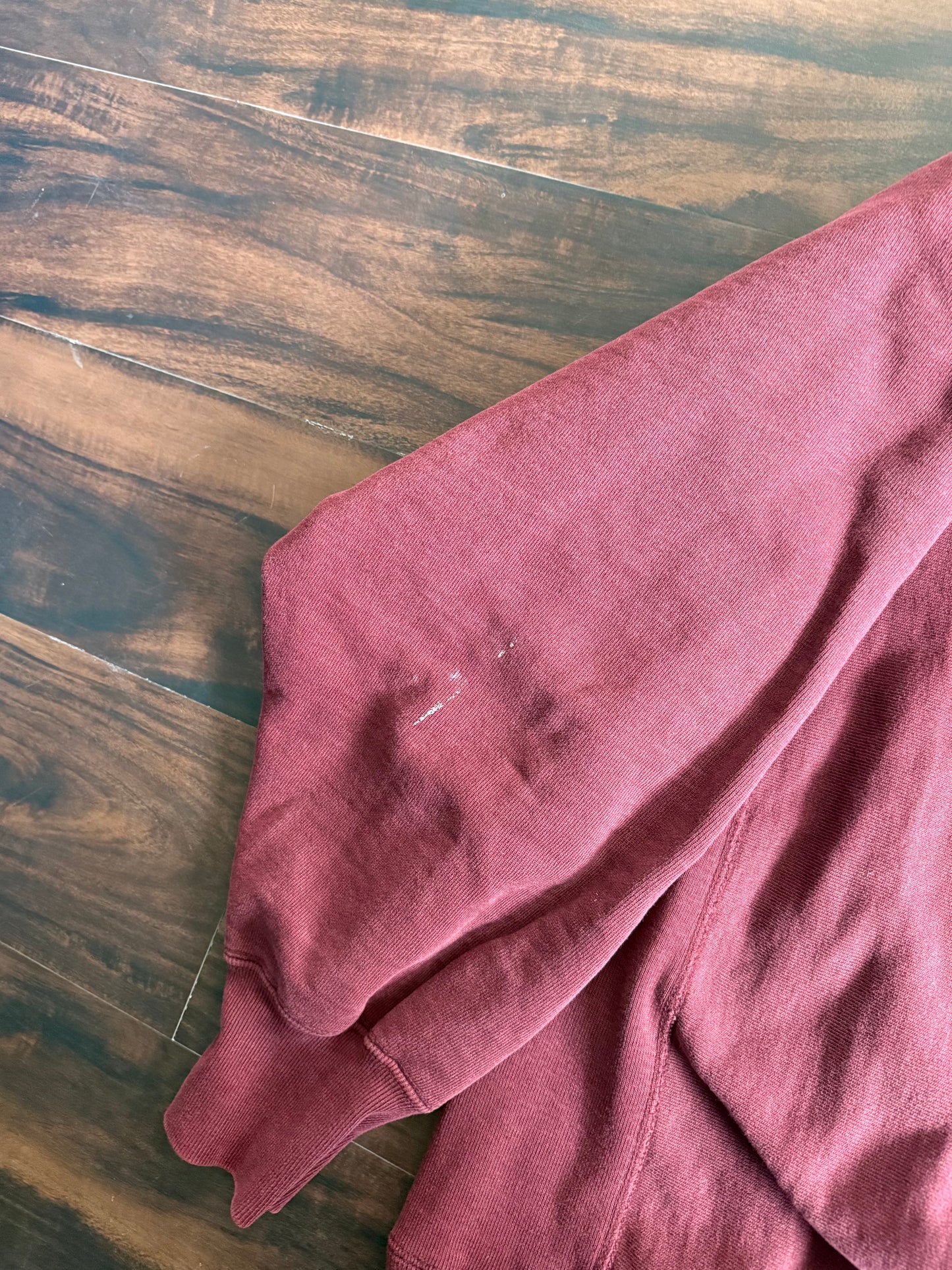 Vintage 80s Harvard University Champion Reverse Weave Maroon Crewneck Sweatshirt- L