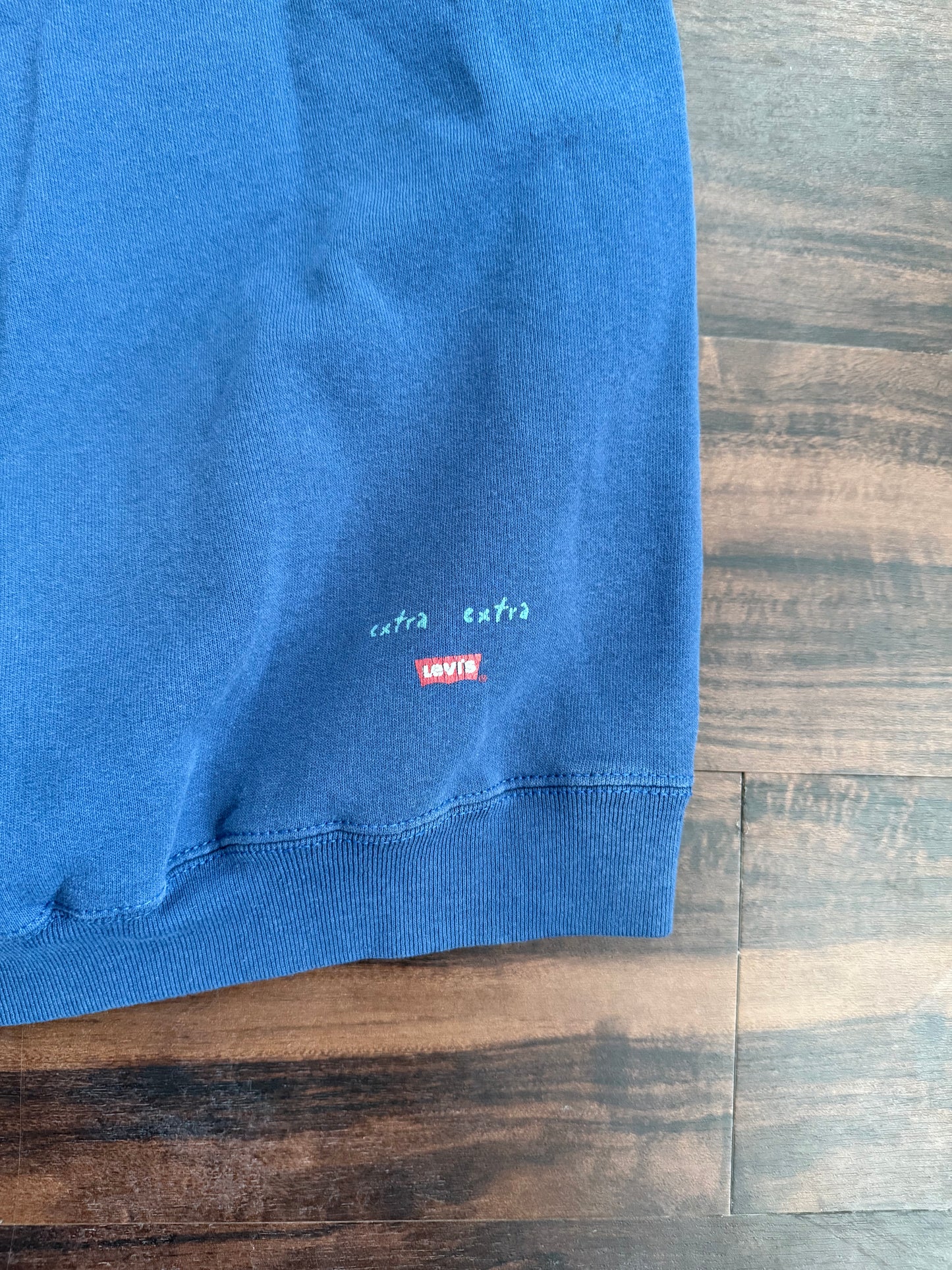 Vintage Levi Strauss Blue Crewneck Sweatshirt- L