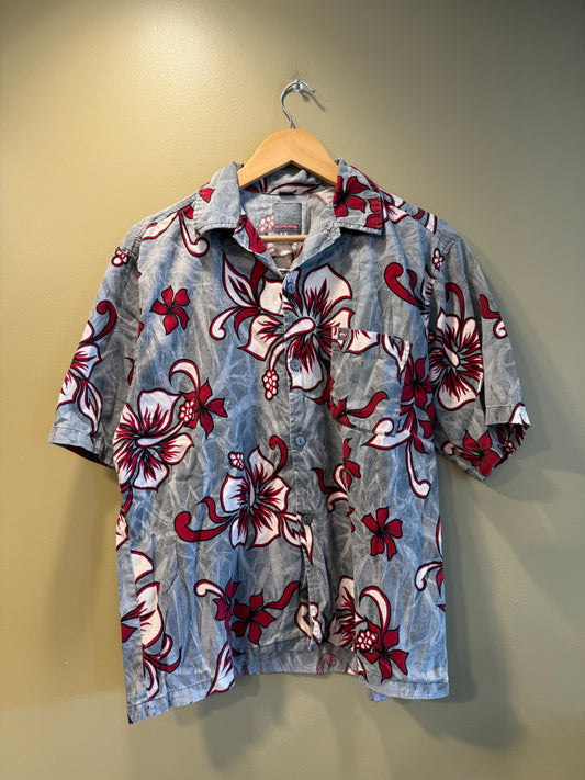 Vintage Quiksilver Floral Hawaiian Shirt- L