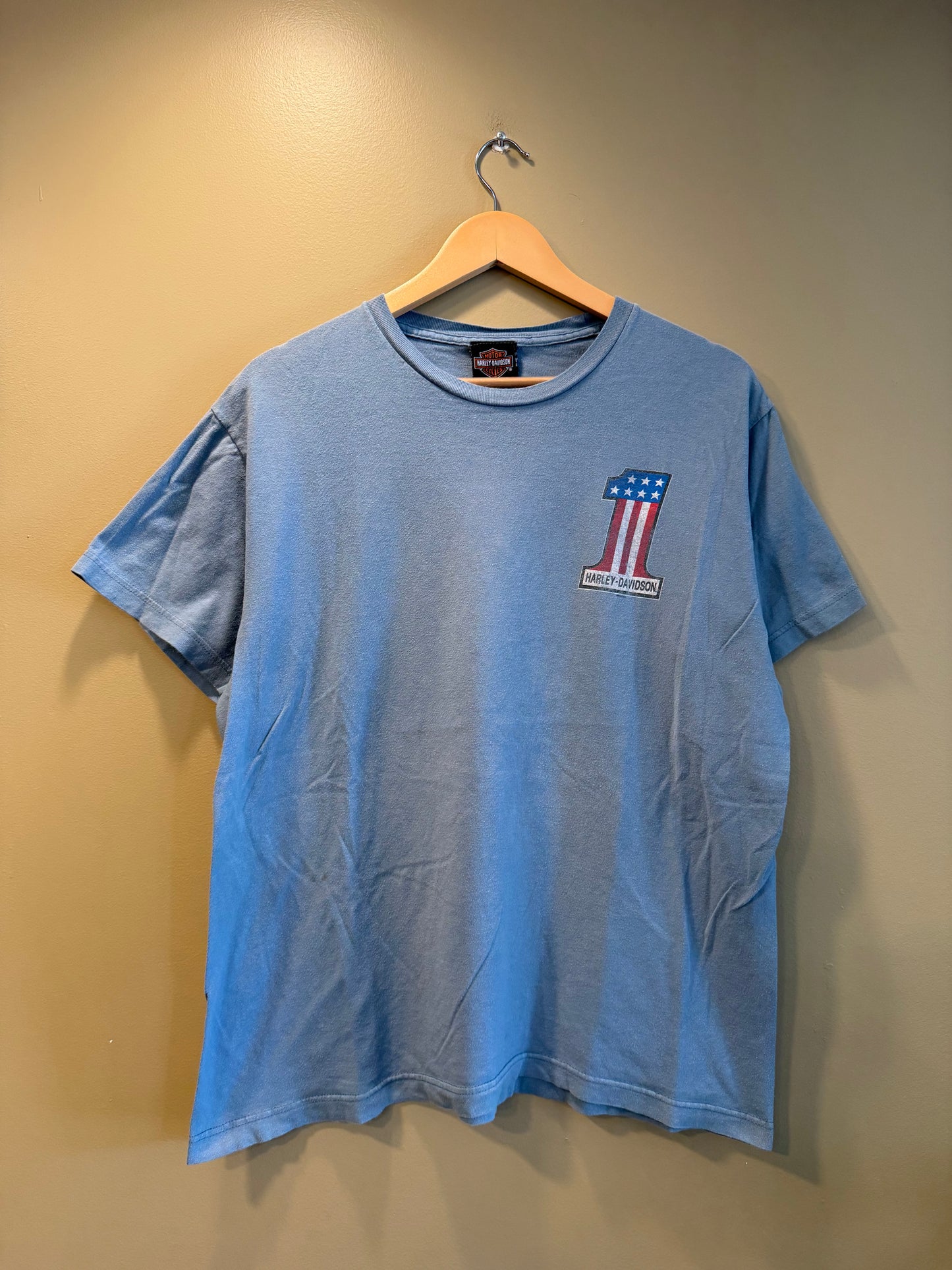 Vintage Harley Davidson Stars & Stripes Canada T-Shirt- L